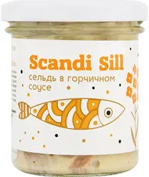 Сельдь Скандинавская Scandi Sill, филе-кусочки в горчичном соусе, 150г