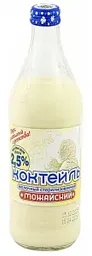 Коктейль молочный стерилизованный Можайский со вкусом пломбира 2,5%, 0, 45л