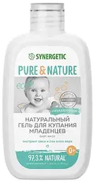 Гель для купания младенцев Synergetic Pure & Nature с рождения, 250мл