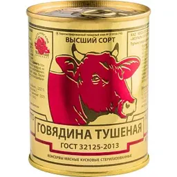 Говядина тушёная Березовский МК высший сорт, 338г