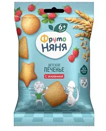 Печенье детское ФрутоНяня с земляникой с 6 месяцев, 50г
