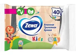 Туалетная бумага влажная детская Zewa Kids без аромата, 40шт