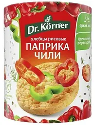Хлебцы рисовые Dr. Körner паприка-чили, 80г