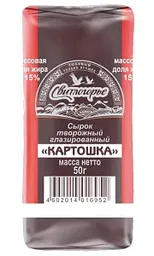 Сырок творожный глазированный Свитлогорье Картошка 15%, 50г