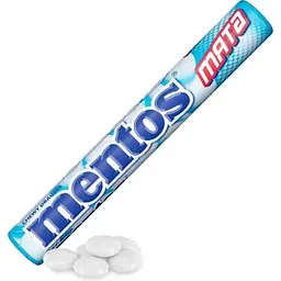 Драже жевательные Mentos Мята, 37,5г