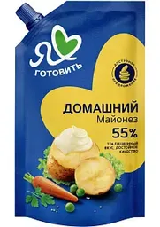 Майонез Я люблю готовить Домашний 55%, 600мл