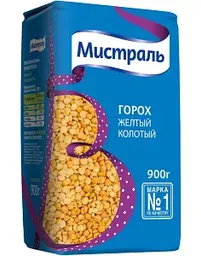 Горох Мистраль колотый, 900г