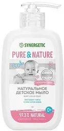 Жидкое мыло детское натуральное Synergetic Pure & Nature, с рождения, 250мл