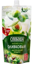 Майонез оливковый Слобода 67%, 200мл