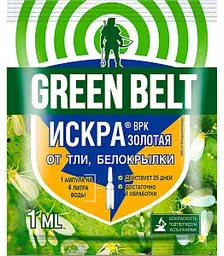 Инсектицид от тли, белокрылки Грин Бэлт Искра золотая, 1мл