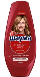 Бальзам для окрашенных и мелированных волос Шаума Сияющий цвет с экстрактом граната, 300мл