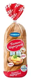 Батон нарезной Коломенский, нарезка, 400г