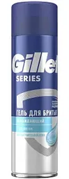 Гель для бритья охлаждающий Gillette Series с эвкалиптом, для чувствительной кожи, 200мл