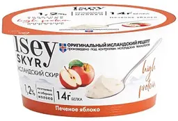 Кисломолочный продукт ISEY SKYR Исландский Скир с печеным яблоком 1,2%, 150г