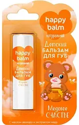 Бальзам для губ детский Happy Balm медовое счастье, 3,6г