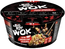 Лапша BigBon WOK острая говядина в соусе по-китайски, 85г