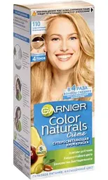 Крем-краска для волос суперосветляющая Garnier Color Naturals 110 Натуральный Блонд, 110мл