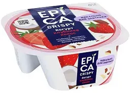 Йогурт Epica Crispy Клубника-кокос 7,3%, 138г