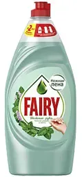 Гель для мытья посуды пена-эффект Fairy Нежные руки Чайное дерево и мята, 900мл