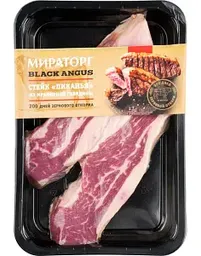 Стейк Пиканья из мраморной говядины Мираторг Black angus, 325г