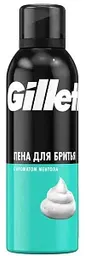 Пена для бритья Gillette с ароматом ментола, 200мл