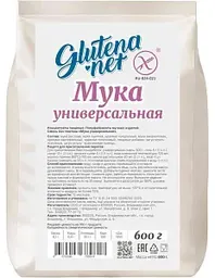 Мука универсальная Glutena Net без глютена, 600г