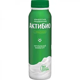 Биойогурт питьевой натуральный Актибио 1,8%, 260г