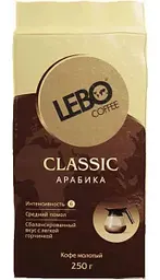 Кофе молотый Lebo Classic, 250г