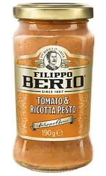 Соус Filippo Berio Tomato & Ricotta Pesto, 190г