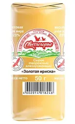 Сырок творожный глазированный Свитлогорье Золотая ириска 23%, 50г
