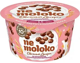 Десерт овсяный Nemoloko с шоколадными шариками, 130г